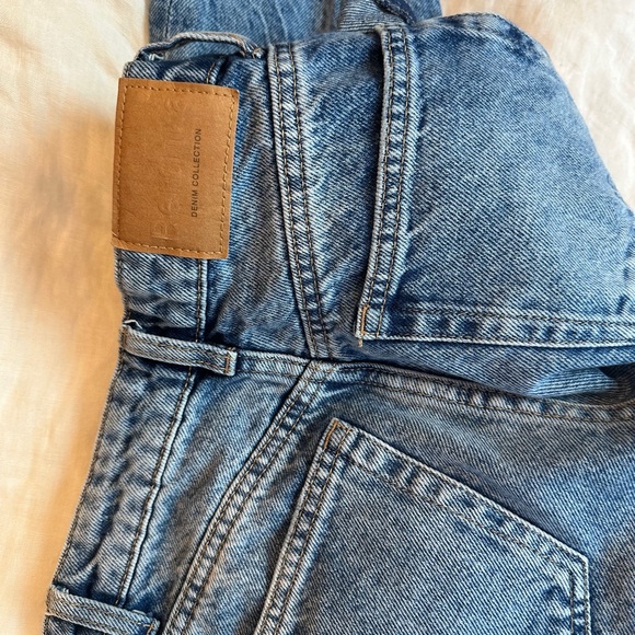 Bershka Mom Jeans Denim Premium Cropped 00 - Picture 8 of 8
